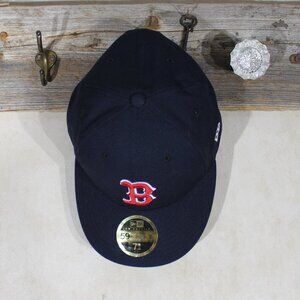 Boston Red Sox New Era MLB Team Classic Game 59FIFTY Flex Hat - Navy 7 3/4